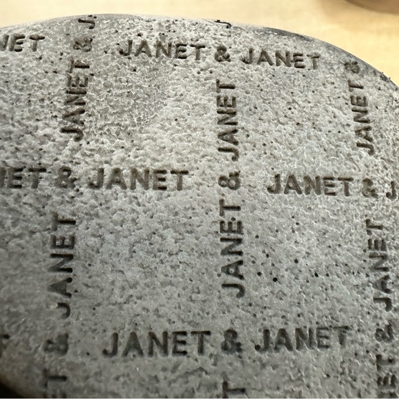 Janet & Janet gray leather boots - Picture 5 of 6